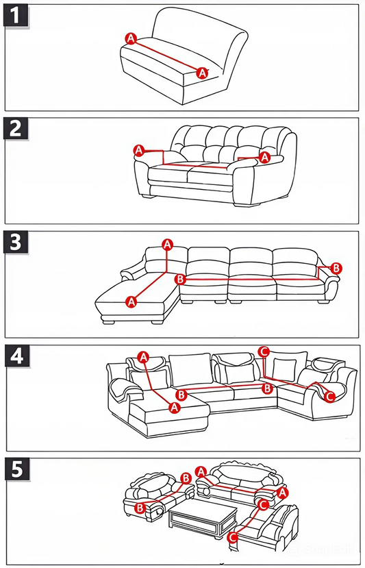 Husă de protecție impermeabilă pentru canapea - Design cu Model Reliefat