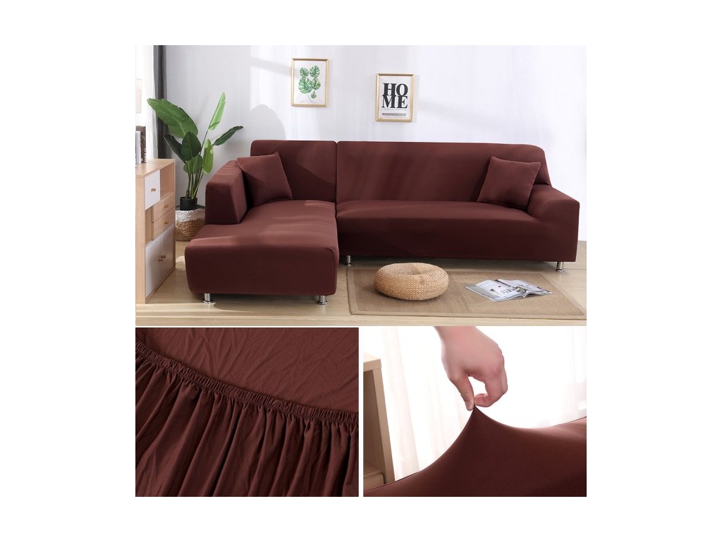 Huse elastice pentru canapea Rainbow – monocrome