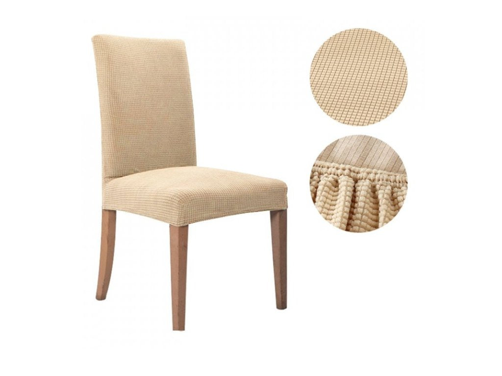 Set 6 Husă Elastică Premium pentru Scaune – Model Jacquard