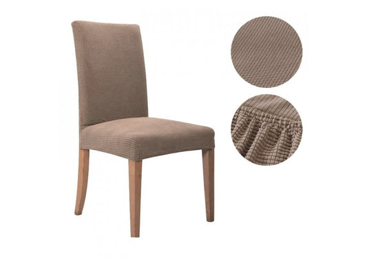 Set 6 huse elastice premium pentru scaune – model Jacquard