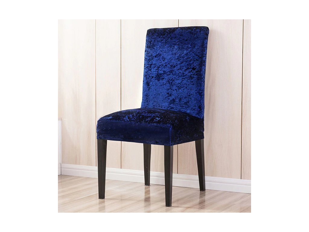 Set 6 VelvetLux Cover – huse elastice catifelate pentru scaune