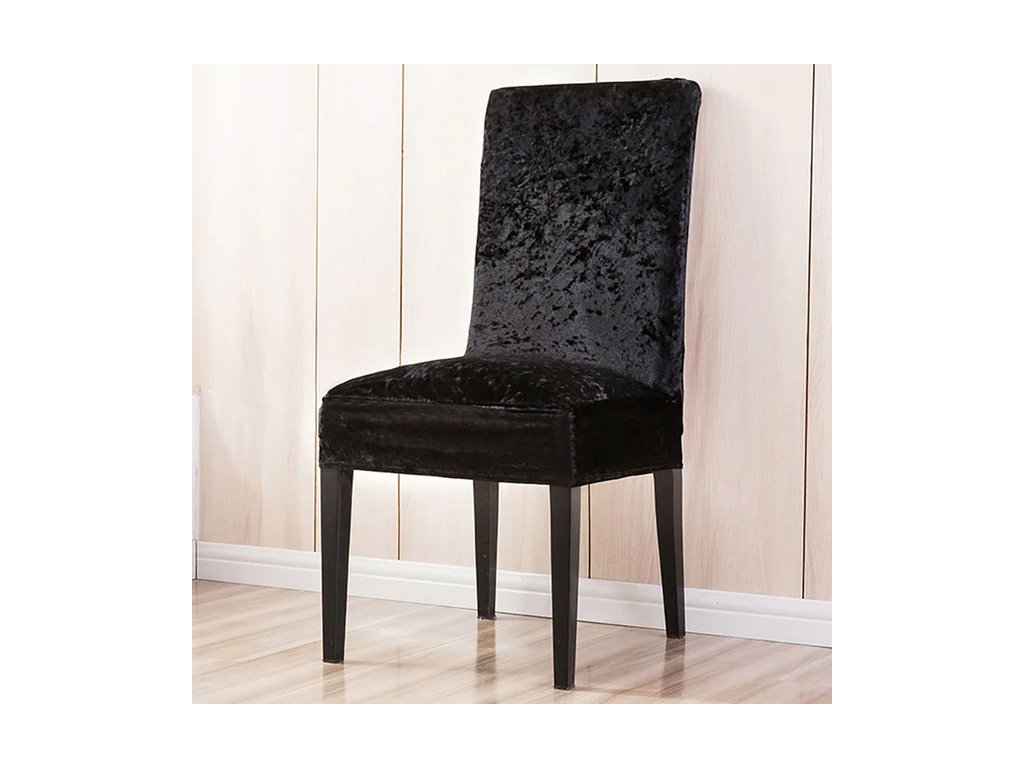 Set 6 VelvetLux Cover – huse elastice catifelate pentru scaune