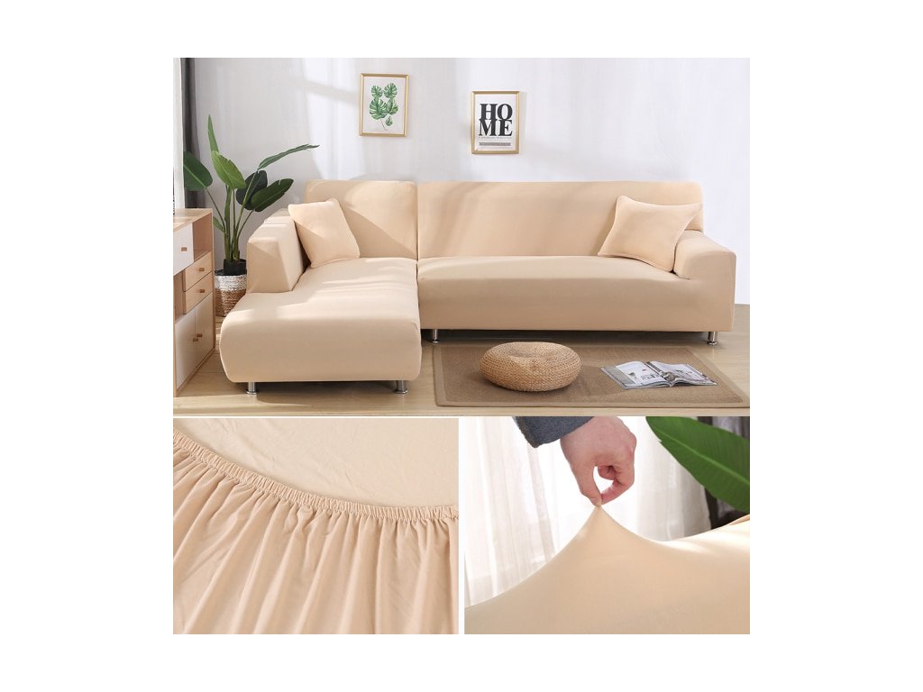 Huse elastice pentru canapea Rainbow – monocrome