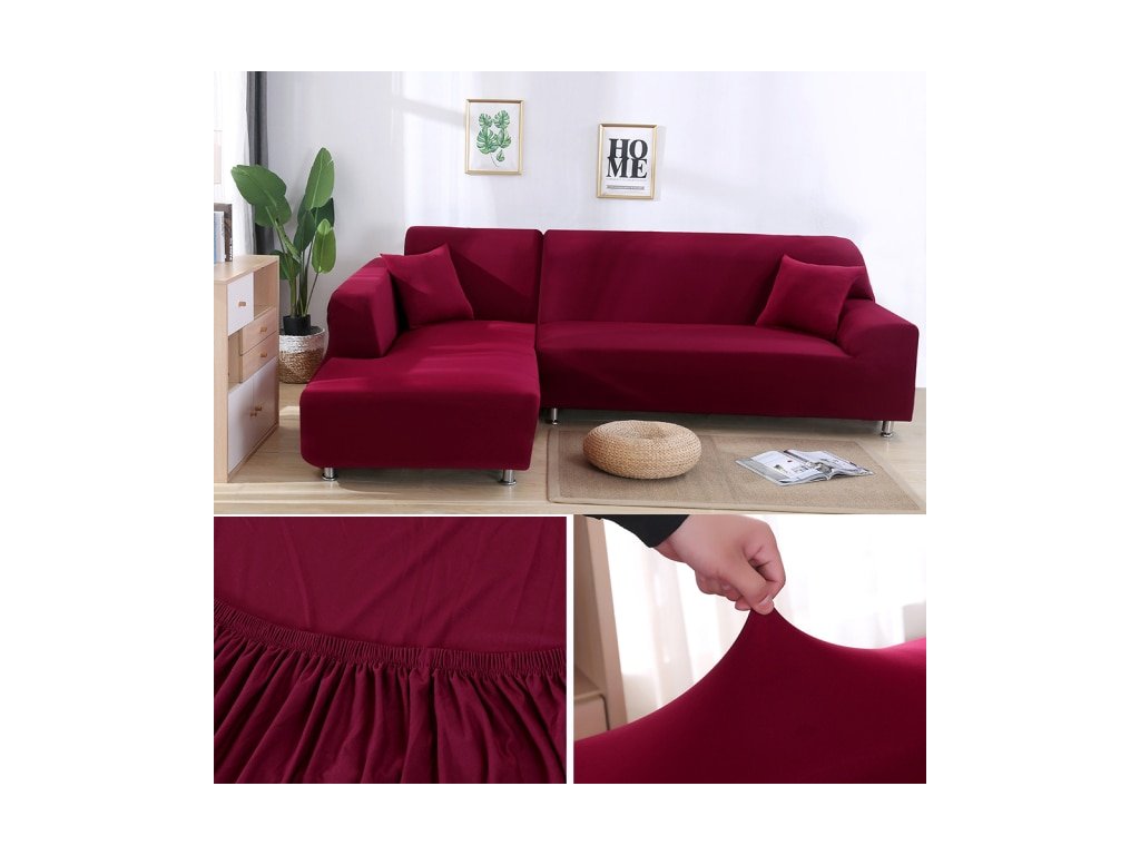 Huse elastice pentru canapea Rainbow – monocrome