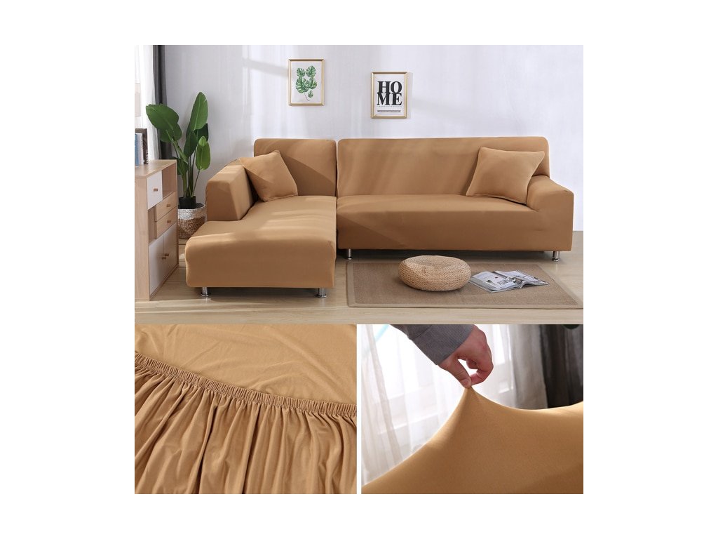 Huse elastice pentru canapea Rainbow – monocrome