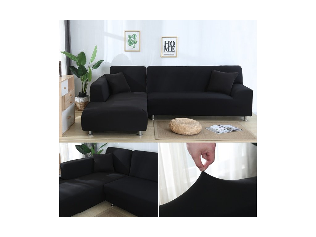 Huse elastice pentru canapea Rainbow – monocrome