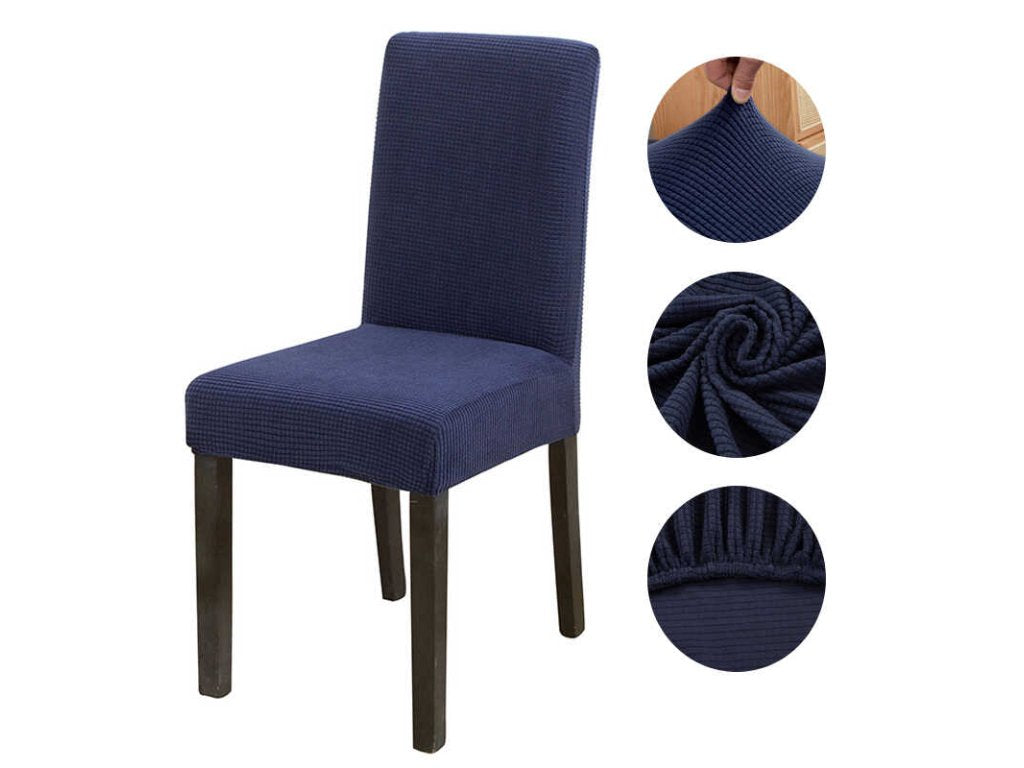 Set 6 Husă Elastică Premium pentru Scaune – Model Jacquard