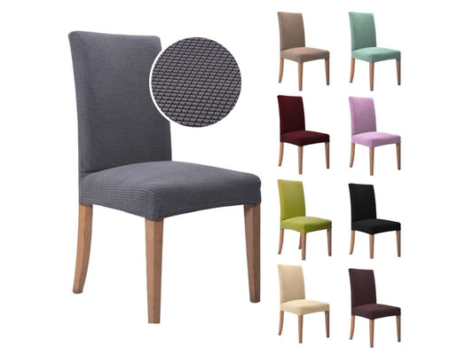 Set 6 Husă Elastică Premium pentru Scaune – Model Jacquard