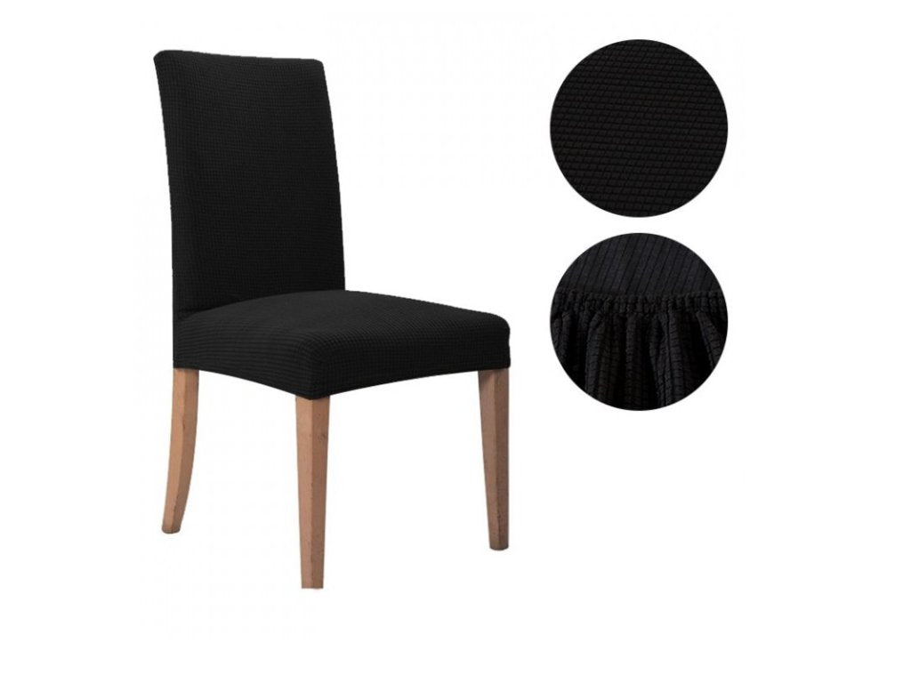 Set 6 Husă Elastică Premium pentru Scaune – Model Jacquard