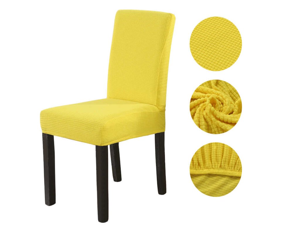 Set 6 Husă Elastică Premium pentru Scaune – Model Jacquard