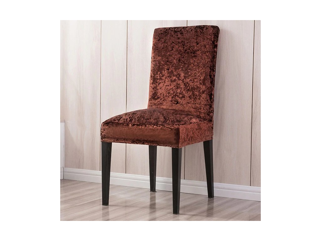 Set 6 VelvetLux Cover – huse elastice catifelate pentru scaune